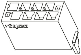 Obudowa złącza 12-pinowe 2-rzędowe raster: 1.27mm TE Connectivity Żeński Micro-MaTch Złącze zagniatane zatrzaskowe