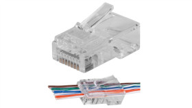 Wtyk Modularny Rj45 8P8c Kat.6 Nieekranowany Utp Drut Przelotowy Neku...