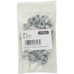 Pressol 16 107 Tapered Lubricating Nipple H2-45&#xB0; M6 x 1 VZ-VK 25 pcs