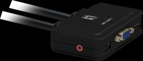 KVM-0223 2 Port USB VGA Cable KVM Switch