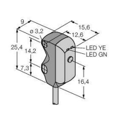 Fotokomórka odbiciowa Turck VS3AN5XLV 3063711 przełączanie światła 1 szt.