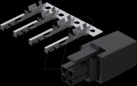PR4MK04K 4-Pin Plug, contact Terminals