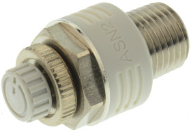 Tłumik hałasu , R 1/4 męskie Gwintowany 1/4 in Mosiądz SMC