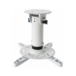 Uchwyt do Projektora Sufitowy 20cm 15kg Biały Regulowany ICA-PM 200WH