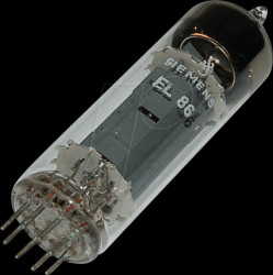 EL86 Electron tube, power tube, Noval, 9-pin, 6.3 V