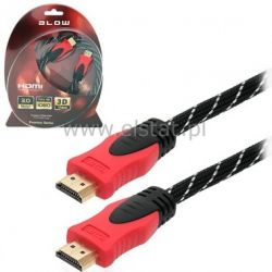 Kabel HDMI - HDMI 3m v1,4 4K2 PREMIUM RED bli
