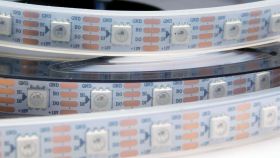 Taśma LED RGB WS2815, 12V, biała, 60/m, IP67