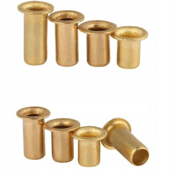 Tulejki miedziane 1,30mm do wykonywania przelotek