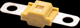 Automotive flat fuse, 60 A, 58 V, yellow, (L x W x H) 41 x 8.24 x 12 mm, MDP060M6
