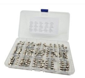 Zestaw bezpieczników WTA-T 5x20mm zwłocznych 150szt