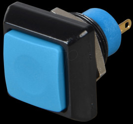 IPC3SAD1 Square push button, Ø 13.6 mm, 0.2 A - 250 VAC, blue