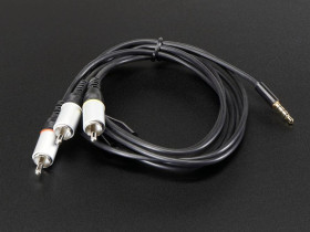 Adafruit A/V and RCA (Composite Video, Audio) Cable for Raspberry Pi