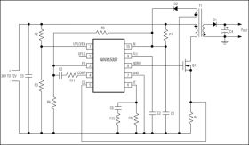 MAX15001 Current-Mode PWM Controller with Programmable Switching Frequency