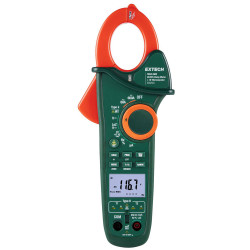 Extech EX623A Clamp Meter 6000-Counts IR Thermometer CAT III 600V NCV