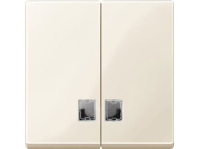 MERTEN Klawisz System M podwójny duże okienko kremowy MTN438544 SCHNEIDER ELECTRIC
