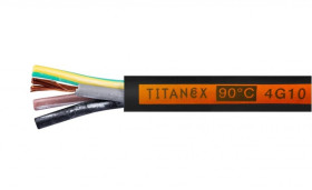 Przewód w gumie H07RN-F/ OnPd 4x10mm2 450/750V Helukabel Nexans TITANEX /100m/