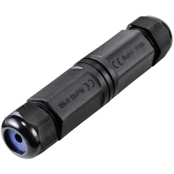 Renkforce RF-4531572 RJ45 Network Adapter Black CAT 6A Patch Cable Adapter