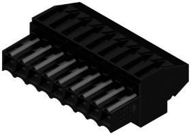 Weidmüller 1639770099 Obudowa złącza pin żeńskiego na kabel BL 3.50/09/270 SN BK BX, piny: 9, 10 A, 54 szt.