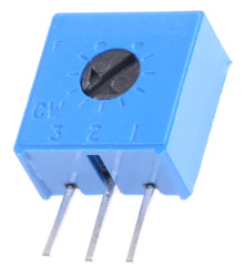 Potencjometr THT, 10kΩ, ±10%, ±100ppm/°C, 1/2W, 63S, Vishay