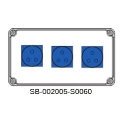 Rozdzielnica 3x3x16A INA=16A IP54 SB-002005-S0060-54