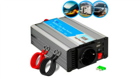 Przetwornica Napięcia Samochodowa 12V, 600W Modyfikowany Sinus Extralink...