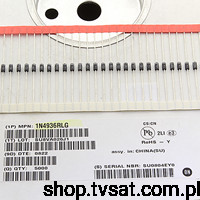 1N4936RLG Diode 400V 1A Rectifier Axial DO41 ONSEMI