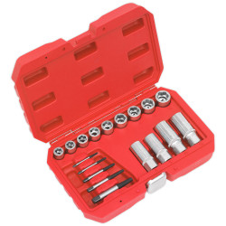 Sealey AK751 Bolt, Stud &amp; Screw Extractor Set 18pc