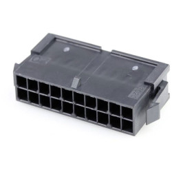 Molex 430202000 Micro-fit 3.0 Plug Housing 20 Pins 3mm Spacing Black