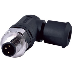 Conec 42-00025 SAL-8-RSWC3-S M8x1 3 Pin Male Angled Connector Screw Terminal