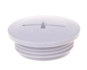 Zaślepka poliestrowa M25 SKINDICHT BLK-M 25x1,5 jasnoszara 52006630 /100szt./