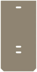 Ścianka końcowa i przegroda do złączek WAP WFF120 1073000000 /20szt./