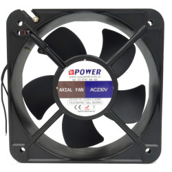 Wentylator 200x60 230V TX20060HB 2 przew kulka NEPOWER 200-240VAC 0,3A