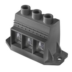 Weidmüller 1047300000 Zaciski śrubowe 35 mm² Ilość styków 3 czarny 10 szt.