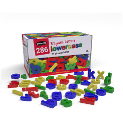 Show-me Magnetic Lowercase Letters - Box of 286