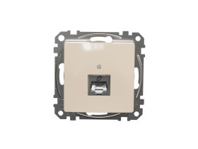 SEDNA DESIGN & ELEMENTS Gniazdo komputerowe RJ45 kat.6 STP beżowy SDD112461S SCHNEIDER ELECTRIC