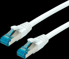 21991977 Patch cable Cat.6a S/FTP PIMF white 10m