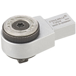 Stahlwille 735/4 58250004 High-tooth-count ratchet 1/4&quot;