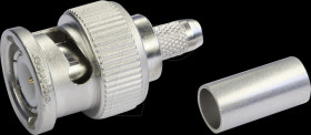 100023314 BNC crimp connector, 50 ohms, for RD-316/U