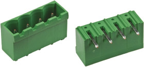 Blok zacisków wtykowych 4-pinowe raster: 5.08mm -rzędowe TE Connectivity Przewlekany 15.0A 300.0 V.