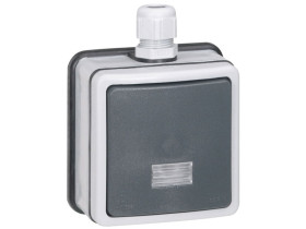 PLEXO IP66 Wyłącznik zwierny przycisk przełączny no/nc 6A 250V komplet natynkowy 090462 LEGRAND