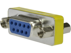 Przejście RS-232 (gniazdo D-Sub 9-pin / gniazdo D-Sub 9-pin) Adapter typu Łącznik