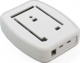 ABS enclosure, (L x W x H) 120 x 95 x 27 mm, light gray (RAL 7035), 1593HAMAR3GY