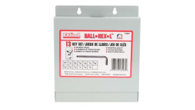 Zestaw Kluczy Imbusowych Jednostki Brytyjskie, 13 Szt. 0.05 In, 1/16 In, 1/4...