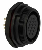 SPP2912-26GZ-P Gniazdo 26 pin, zakręcane na obudowę, zakręcany, wodoodporny - gwint zewnętrzny (5A)