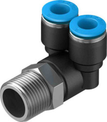 Złączka pneumatyczna Wciskane 8 mm Wciskane 8 mm Festo Adapter gwintowany rozgałęźny