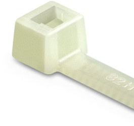 Cable tie, PA, (L x W) 100 x 2.5 mm, bundle-Ø 1.5 to 22 mm, natural, -40 to 105 °C, 111-01959