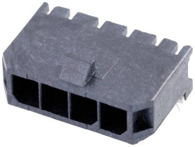 Molex 436500409 Listwa kołkowa, męska, do wbudowania, standardowa, piny: 4, 8.5 A, 1 szt.