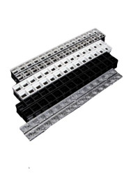 Soczewka LED szerokokątna 14-LEDowa Biały Metakrylan polimetylu (PMMA) Liniowe, Ledil, seria: DAISY-MINI