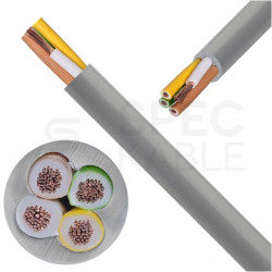 Kabel sterowniczy BiT LiHH 4x1mm2 szary 300/300V bezhalogenowy Dca linka Bitner