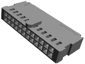 Obudowa złącza 24-pinowe 2-rzędowe raster: 2.54mm TE Connectivity Żeński Montaż na kablu AMPMODU MOD IV Złącze